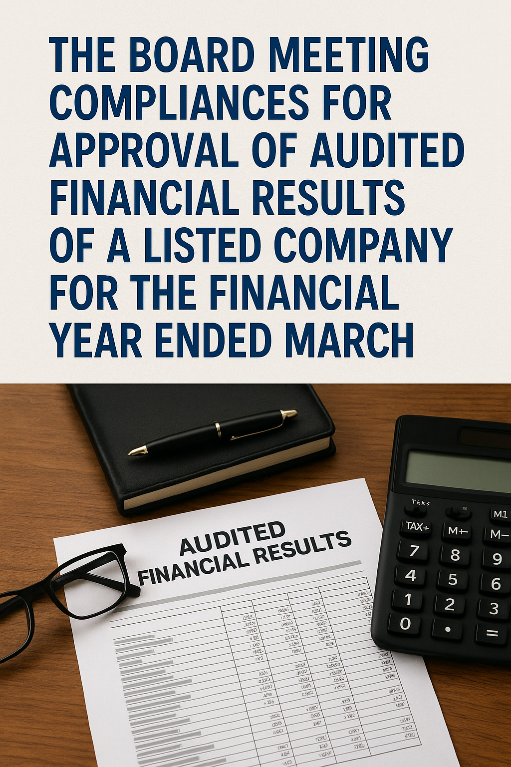 THE-BOARD-MEETING-COMPLIANCES-FOR-APPROVAL-OF-AUDITED-FINANCIAL-RESULTS-OF-A-LISTED-COMPANY-FOR-THE-FINANCIAL-YEAR-ENDED-MARCH