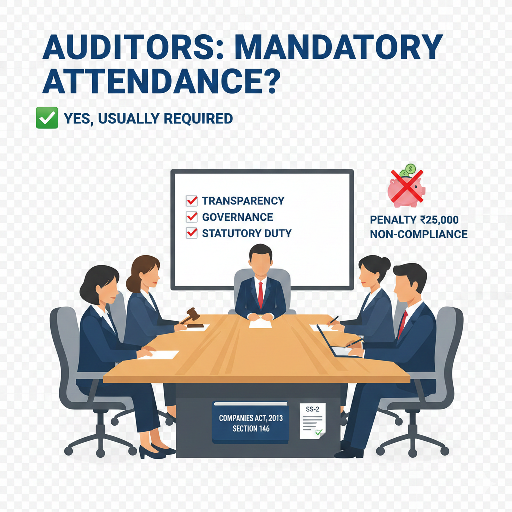 Should Auditors mandatorily attend General Meetings? 