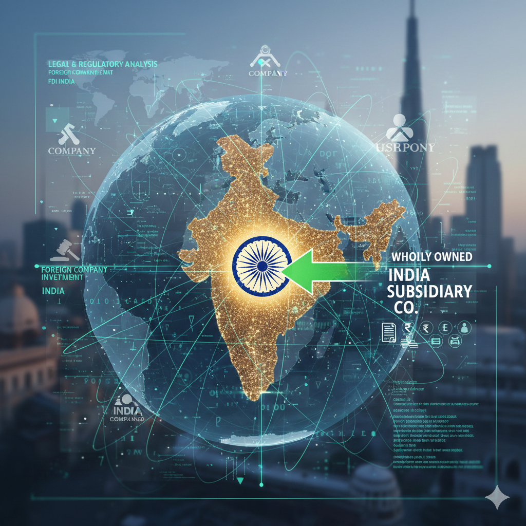 Setting Up a Wholly Owned Subsidiary or Subsidiary Company in India by a Foreign Company: A Legal and Regulatory Analysis