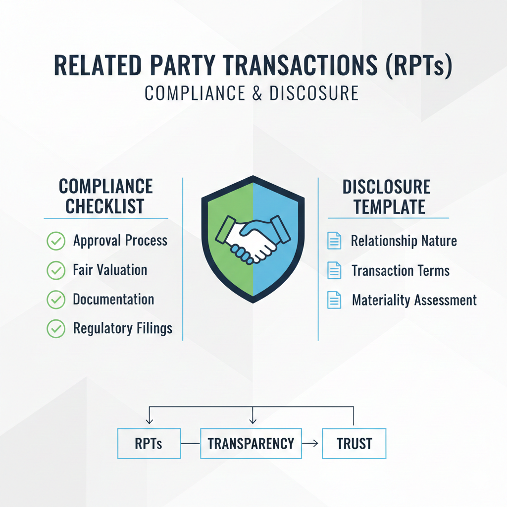 Compliance Checklist & Disclosure Template for Related Party Transactions (RPTs)