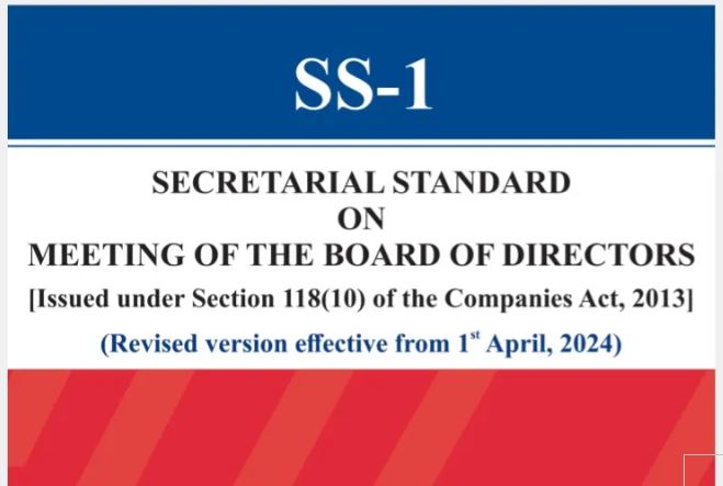 Revised-Secretarial-Standard-on-Meetings-of-the-Board-of-Directors-SS-1