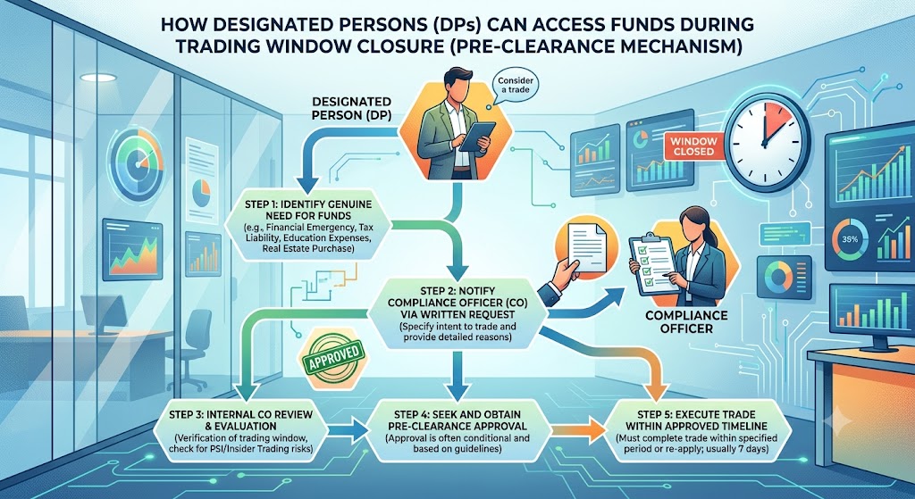 How Designated Persons Can Access Funds During Trading Window Closure