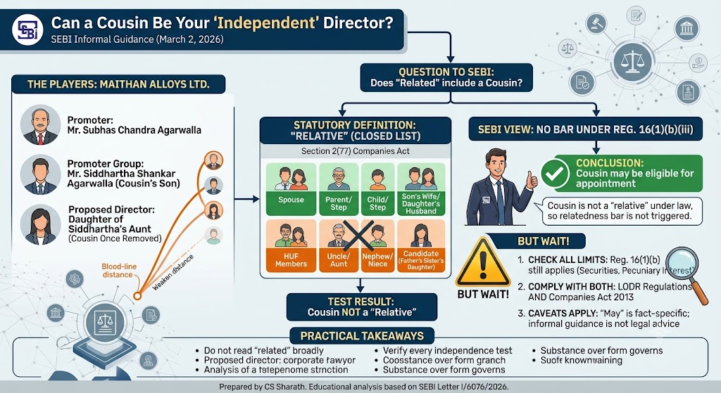 Can a Cousin Be Your “Independent” Director