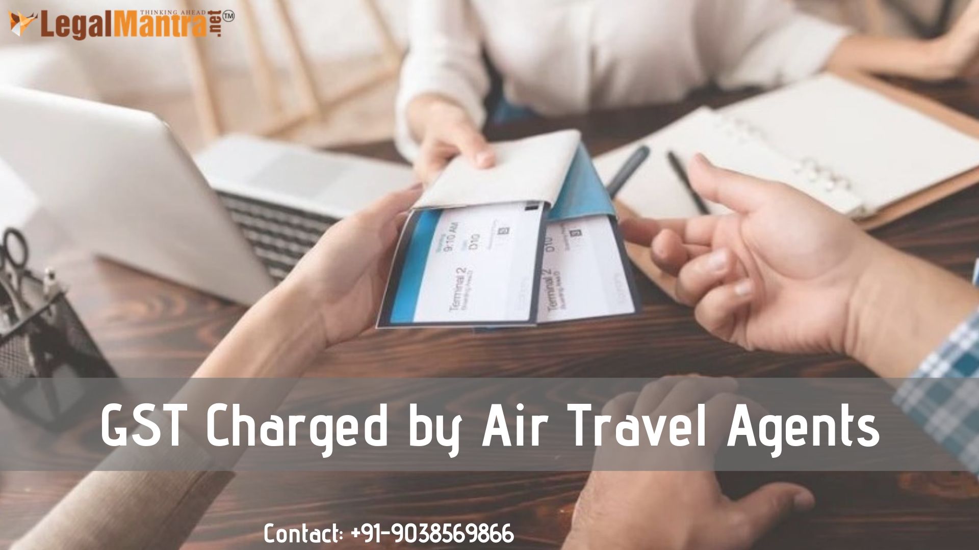 air travel agent service tax