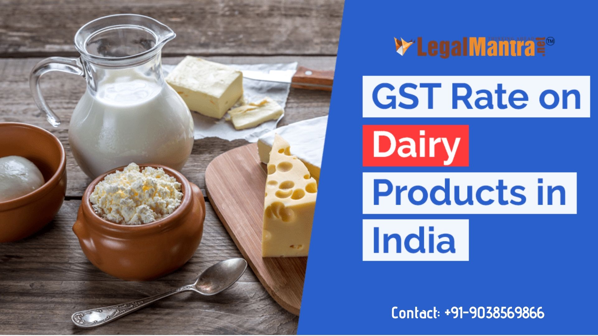 GST On Dairy Products