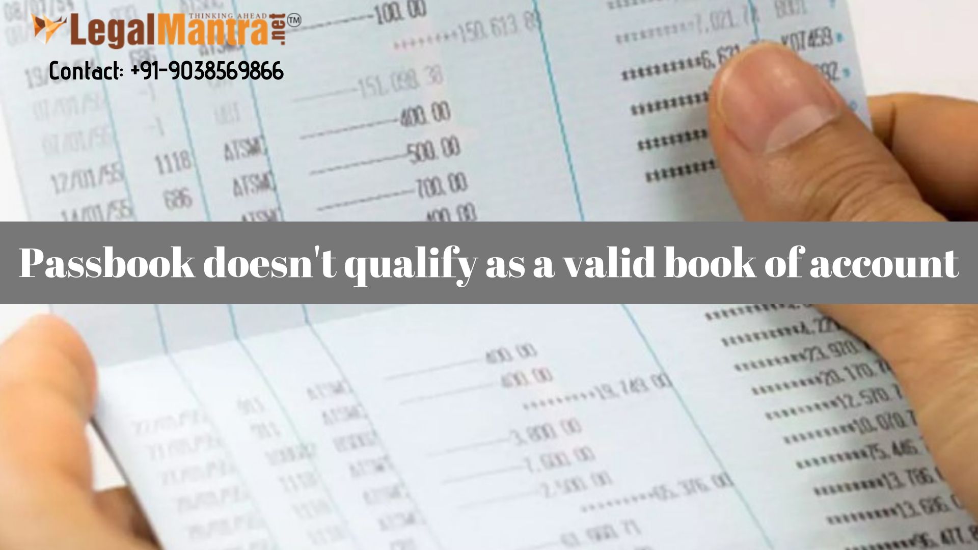 Demonetization Special: Pass book is not books of accounts for taxation u/s 68
