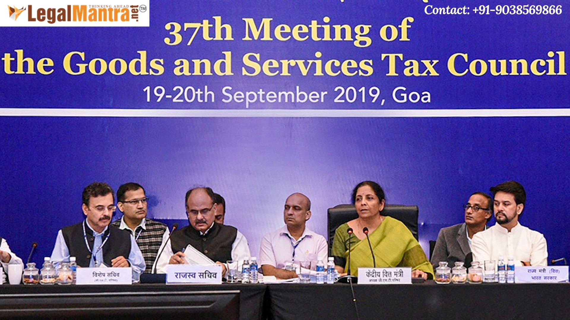 GST Rate on Goods as recommended by the GST Council in its 37th Meeting