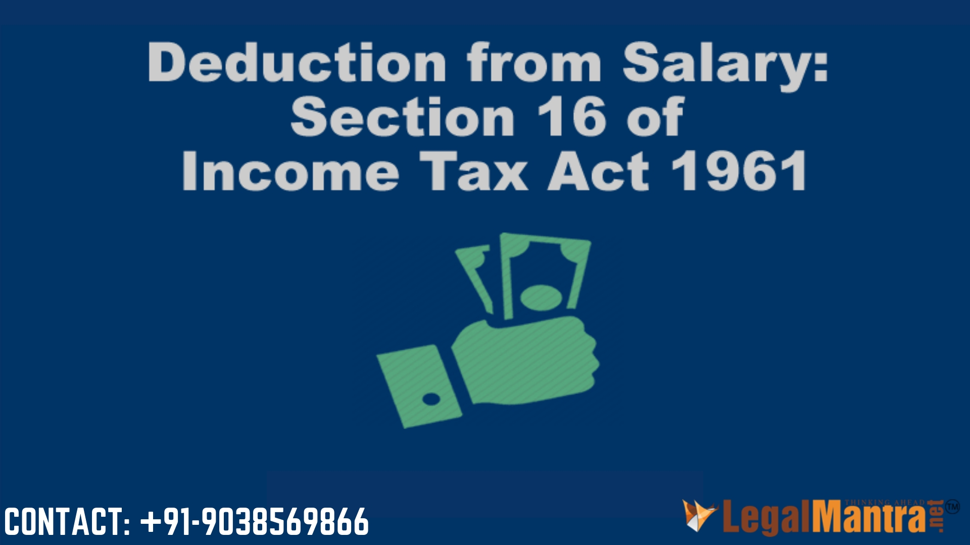 Standard Deduction on Salary Income of Section 16
