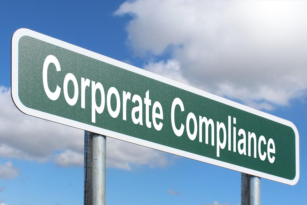 Corporate Compliance Calendar for the m/o September, 2021