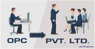 CONVERSION OF ONE PERSON COMPANY INTO PRIVATE  COMPANY/PUBLIC COMPANY