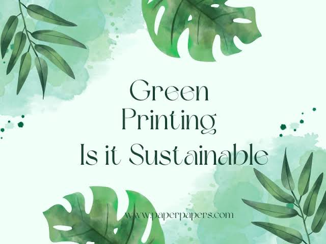 Urban Green Printing and its legal aspects